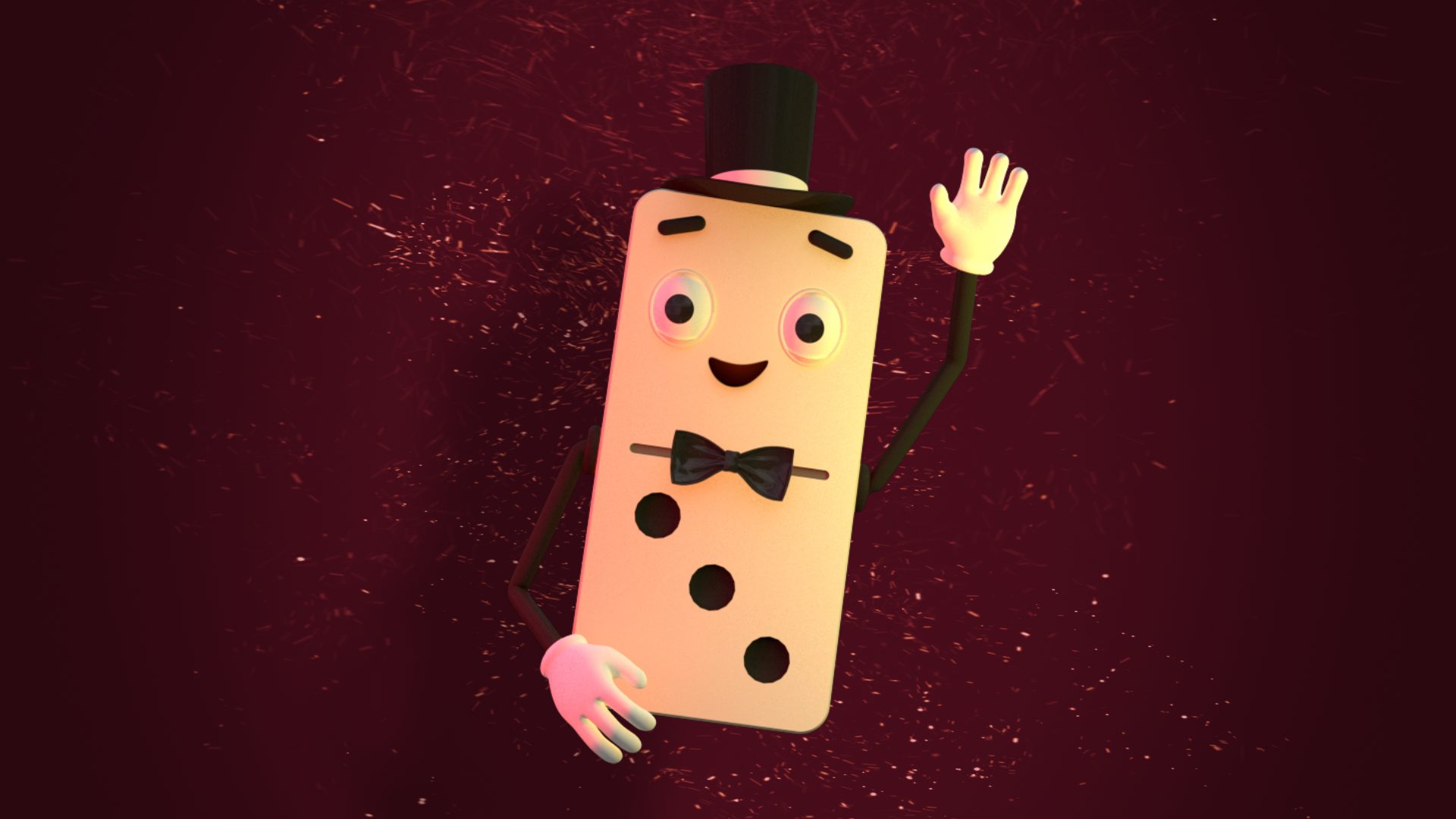 Domino Gold 3D Character