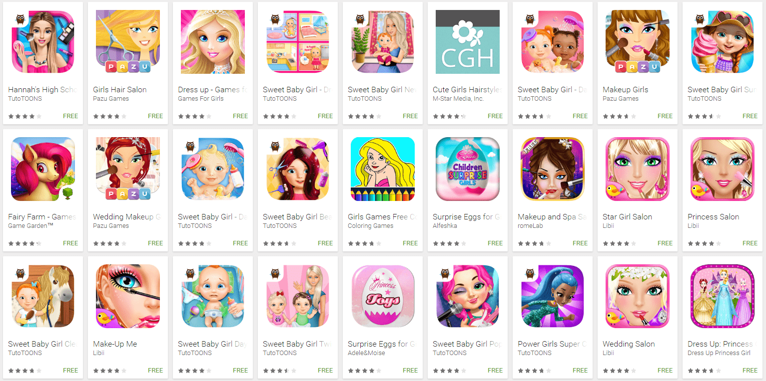 apps for girls