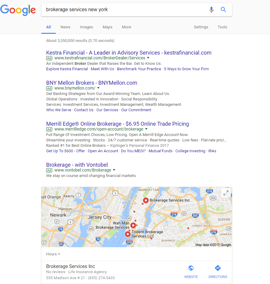 Google competitor research