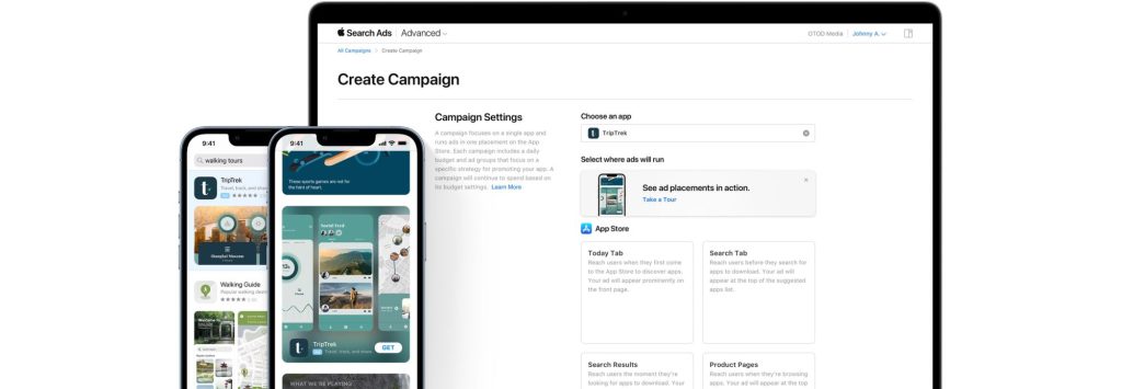 Creating Apple Search Ads Campaign