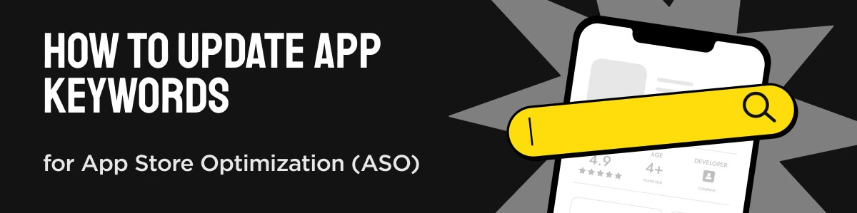 How to update app keywords banner
