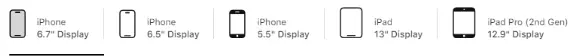 iphone displays