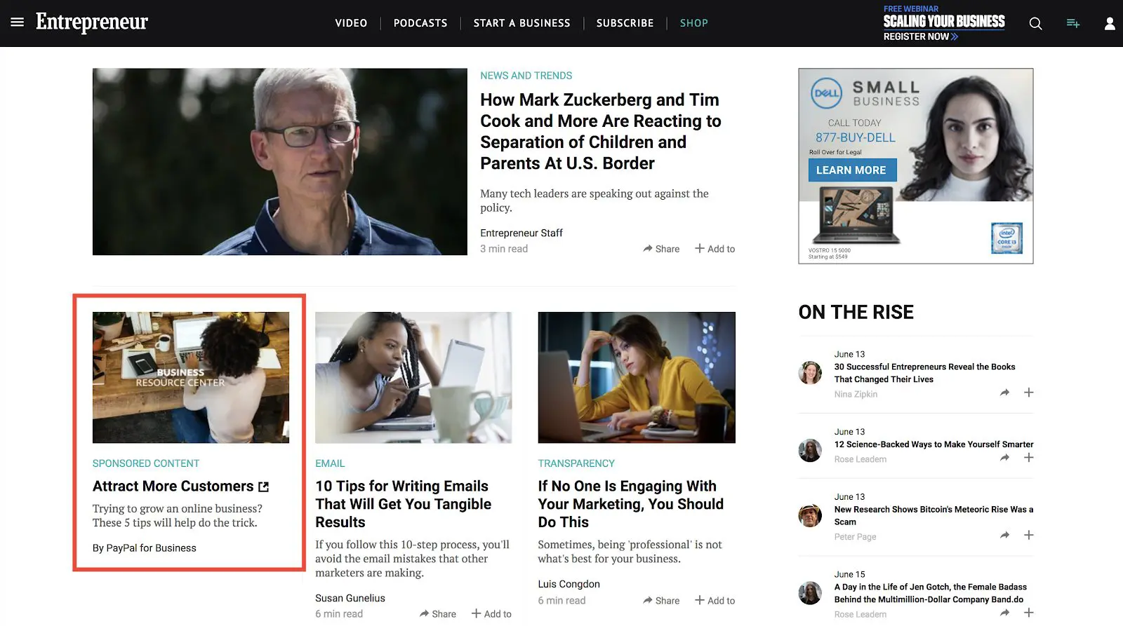 Native Advertising: What are Native Ads? | yellowhead