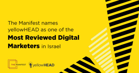 The Manifest Names yellowHEAD as one of the Most Reviewed Digital Marketers in Israel